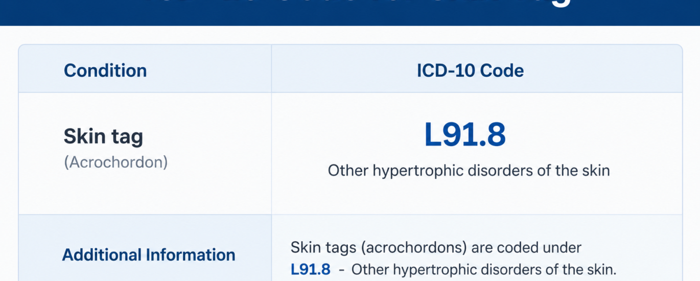 ICD 10 for skin tag