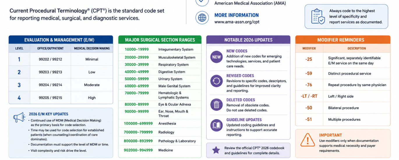 CPT codes 2026